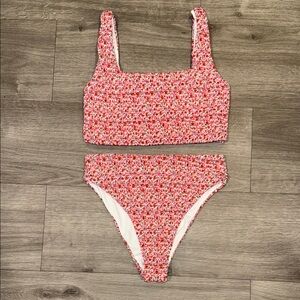Floral Pink Bikini Set